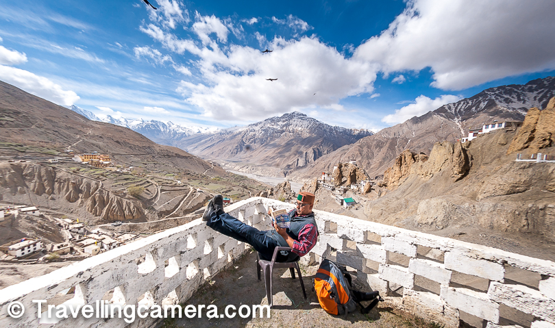 From Spiti trips in the past, Dhankar remains one of the most special places from Himachal Pradesh and there are multiple reasons for that. Location of the village, Dhankar Gompa, architecture of these houses, wonderful home stay experiences, local food of Spiti, Leopard trails, hikes to nearby lake and lot more. We are making an attempt to share about Dhankar village of Spiti Valley along with some tips for folks who may want to visit Dhankar in future. Dhankar Village - A spectacular village in Himachal Pradesh overlooking Spiti river and Pin river, with very old Gompa, stunning lake and a wonderful fort telling tails of Tibetan Culture