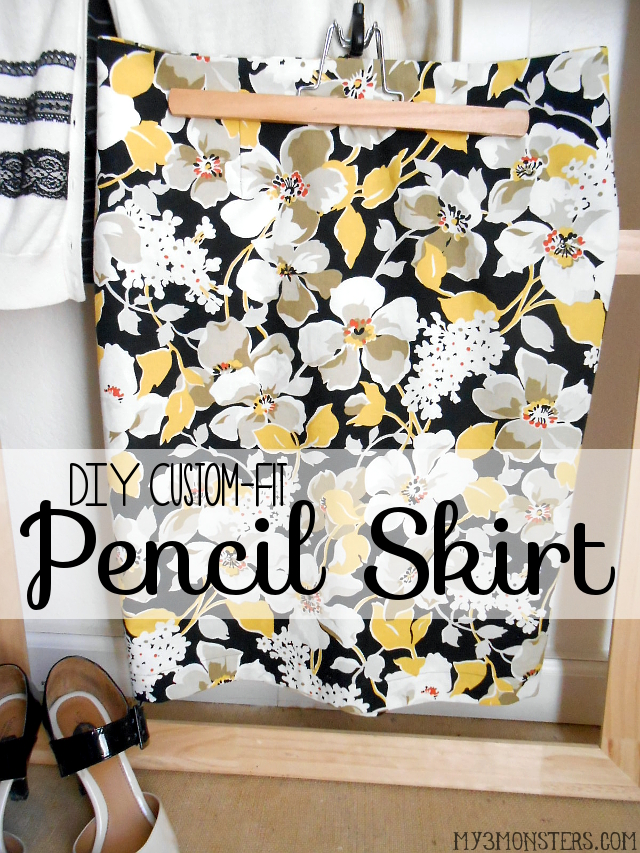 DIY Custom-Fit Pencil Skirt at /