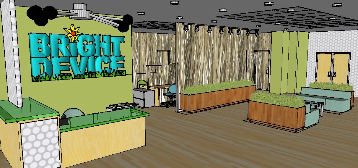 Interior Design by Mallory Office Design SketchUp Views