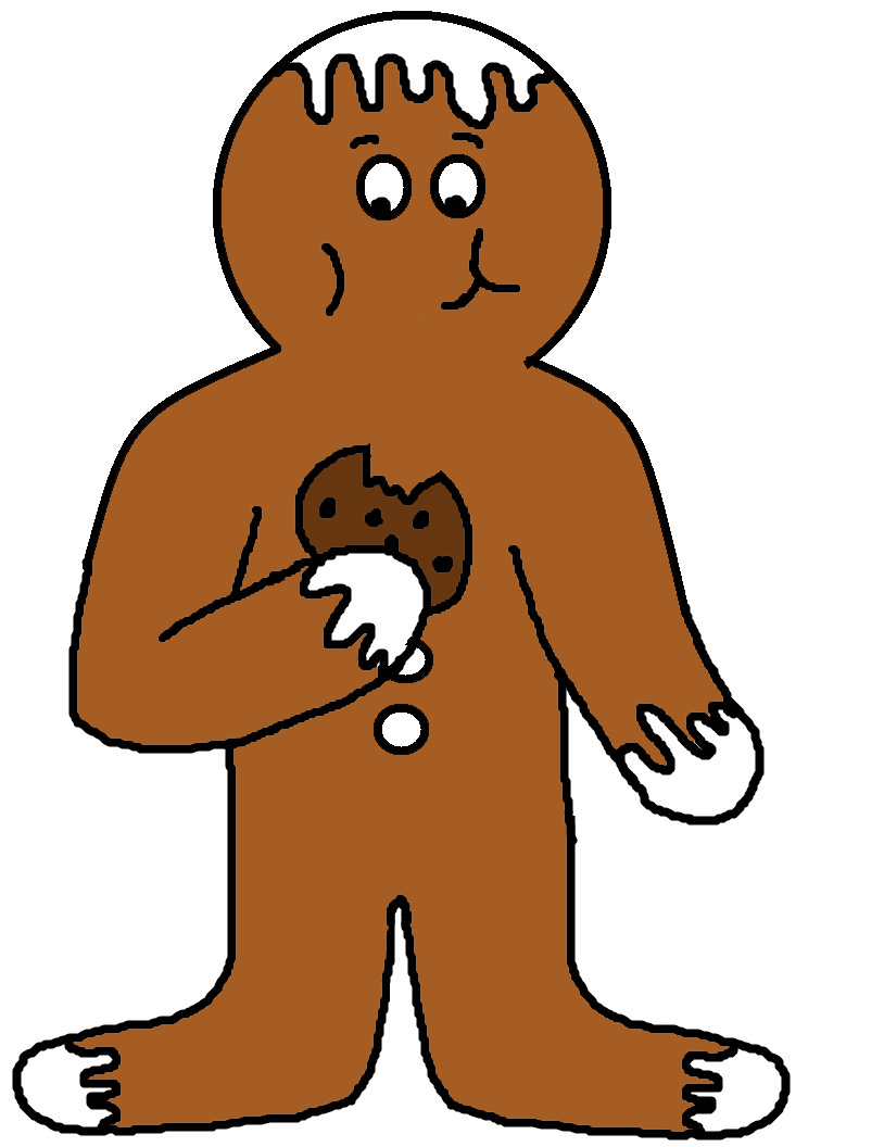 free printable gingerbread man clipart - photo #12