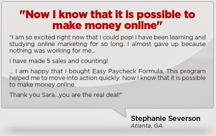 Easy Paycheck Formula say 2