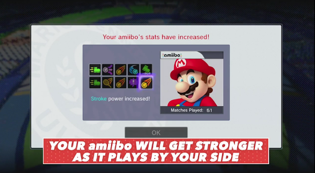 Mario Tennis Ultra Smash amiibo amiibo Mario Tennis Ultra Smash training partner stats doubles