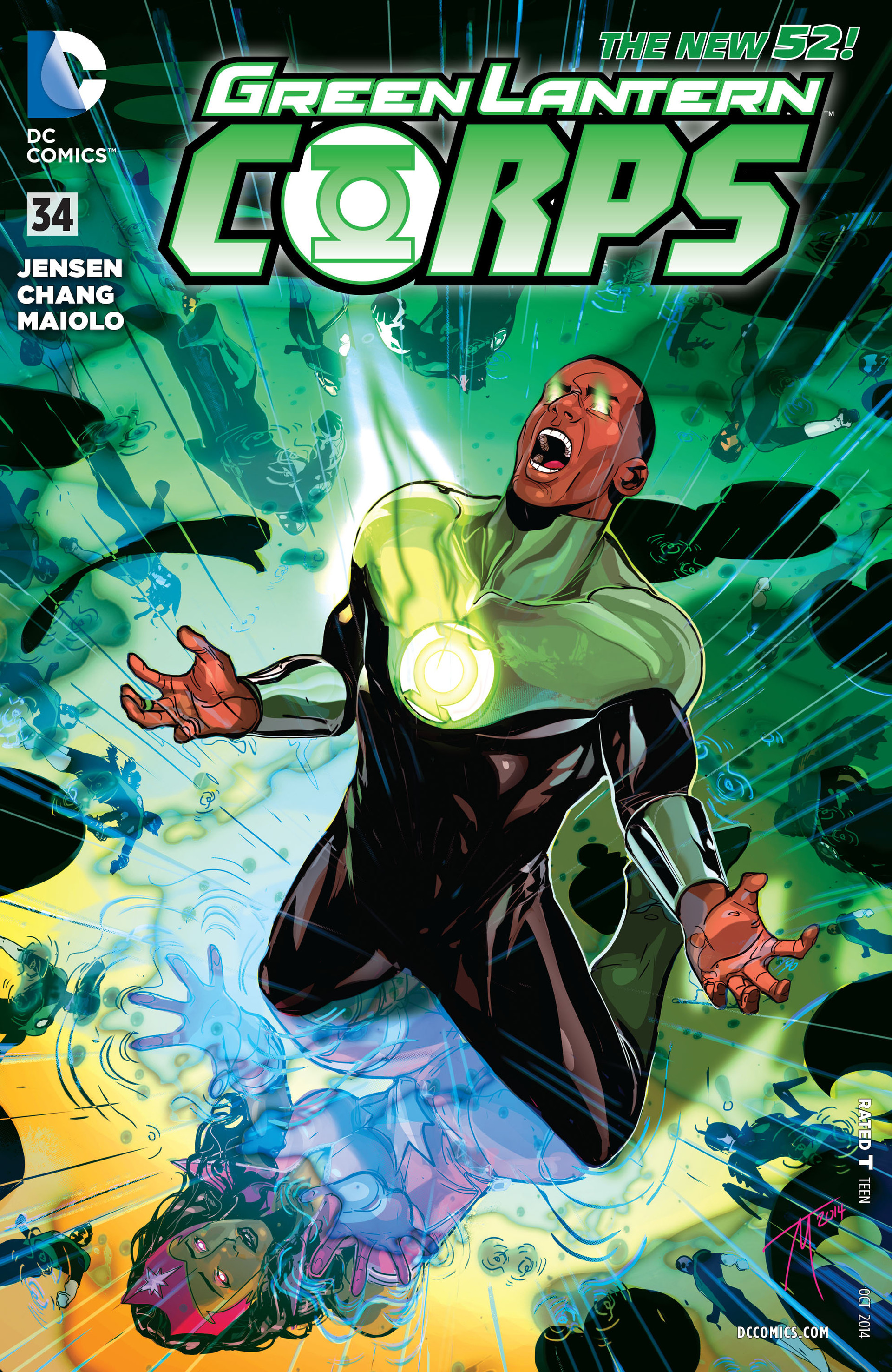 Read online Green Lantern Corps (2011) comic -  Issue #34 - 1
