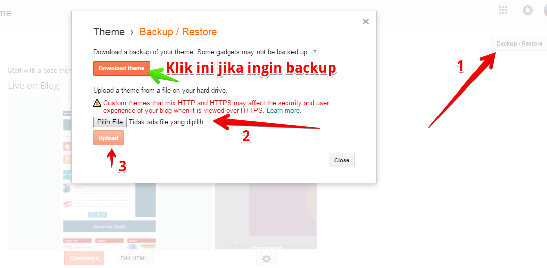 Backup theme Backup theme