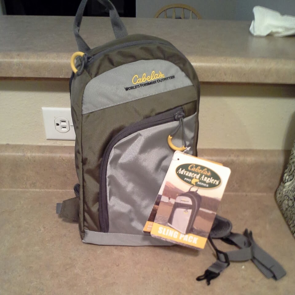 BUGGIN' OUT. Cabela's Sling Pack Budget Style Fly fishing
