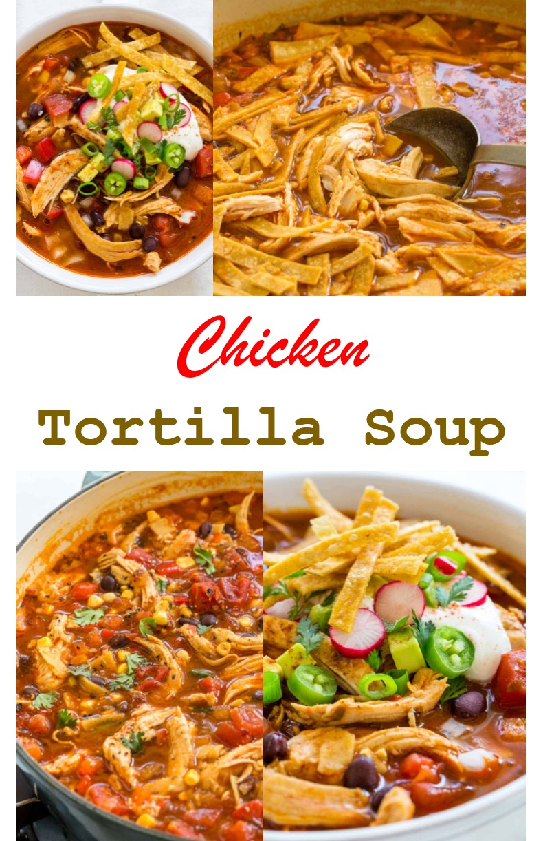 910 Reviews THE BEST EVER Recipes >> Chicken Tortilla Soup .