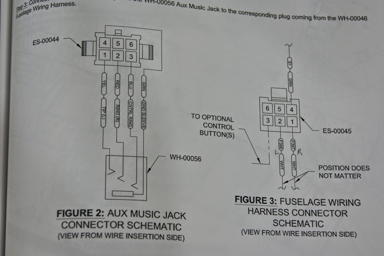 DOG Aviation John's RV-12 Blog: Small Error In Auxiliary Audio Wiring