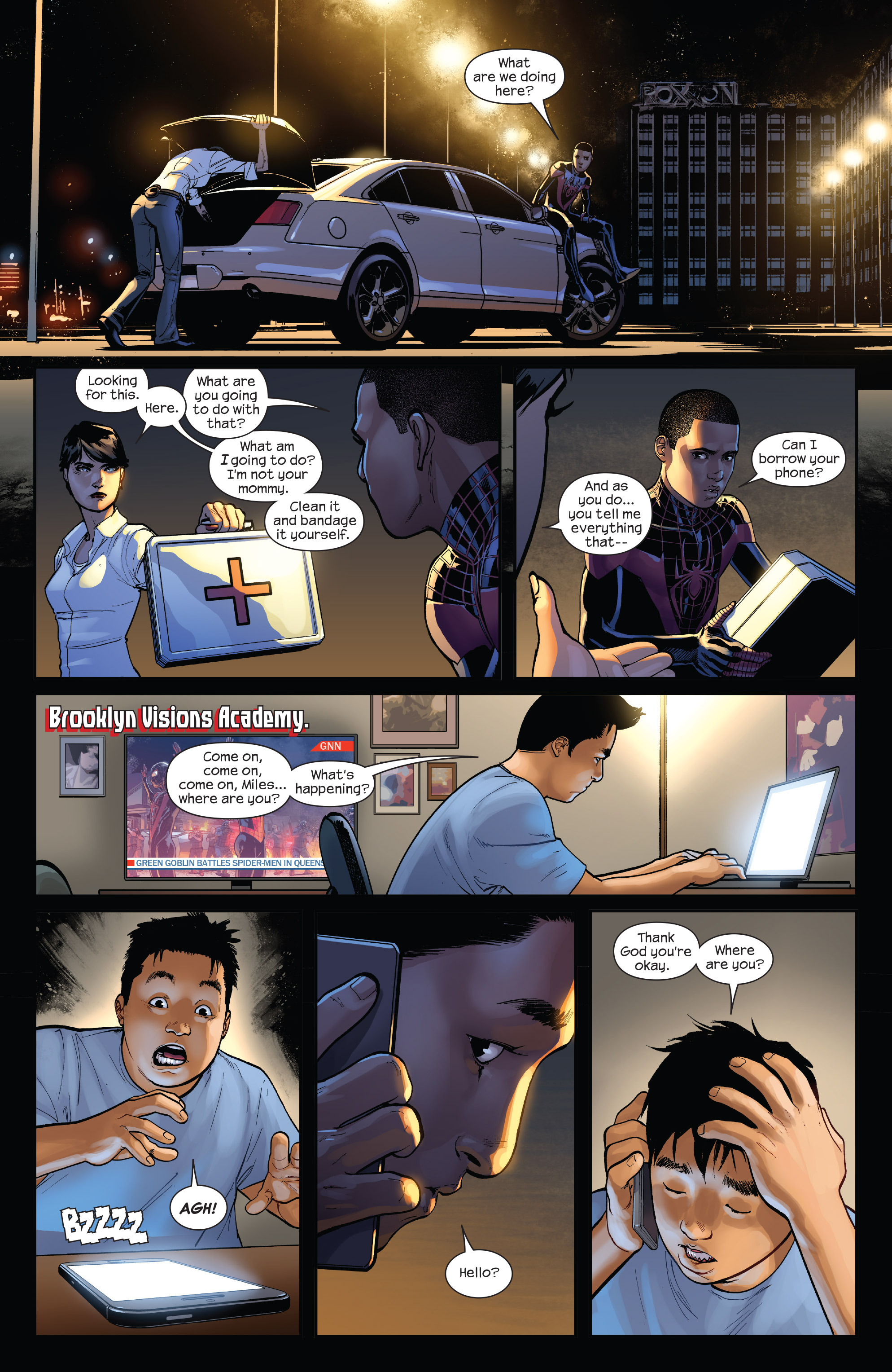 Read online Miles Morales: Ultimate Spider-Man comic -  Issue #5 - 10