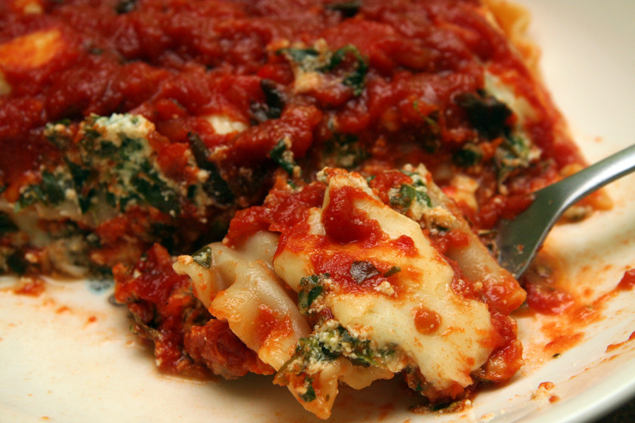 easy vegetable lasagna spinach ricotta