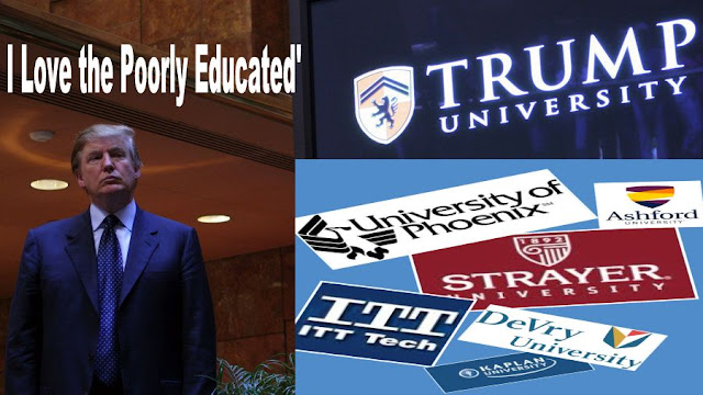 Image result for big education ape trump university