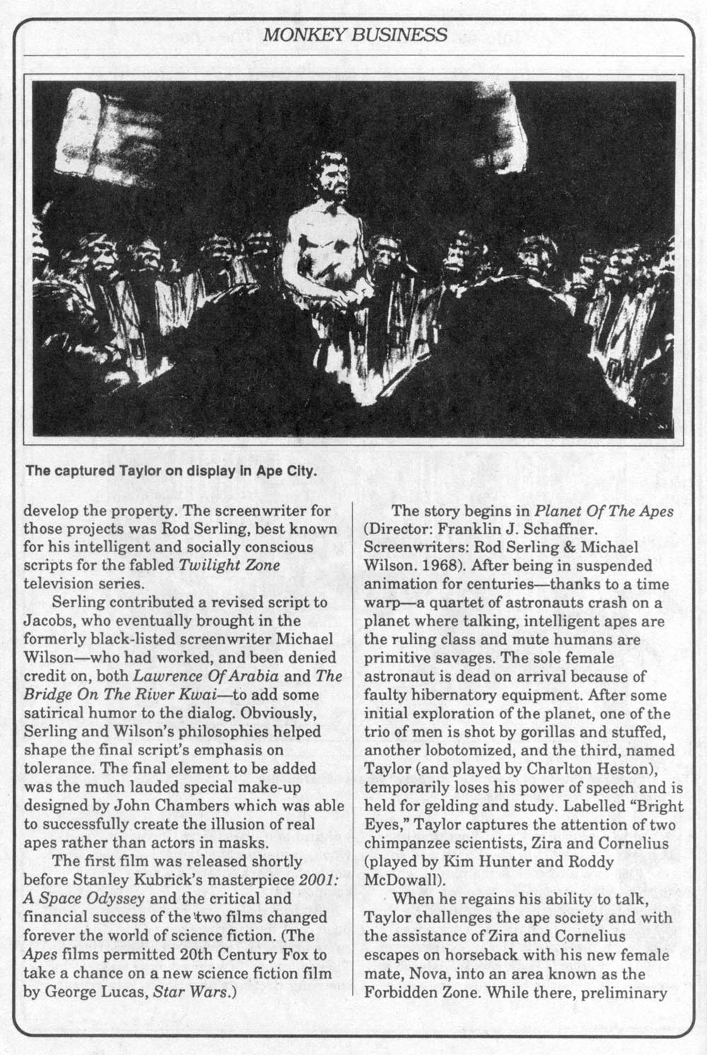 Read online Planet of the Apes (1990) comic -  Issue #1 - 39