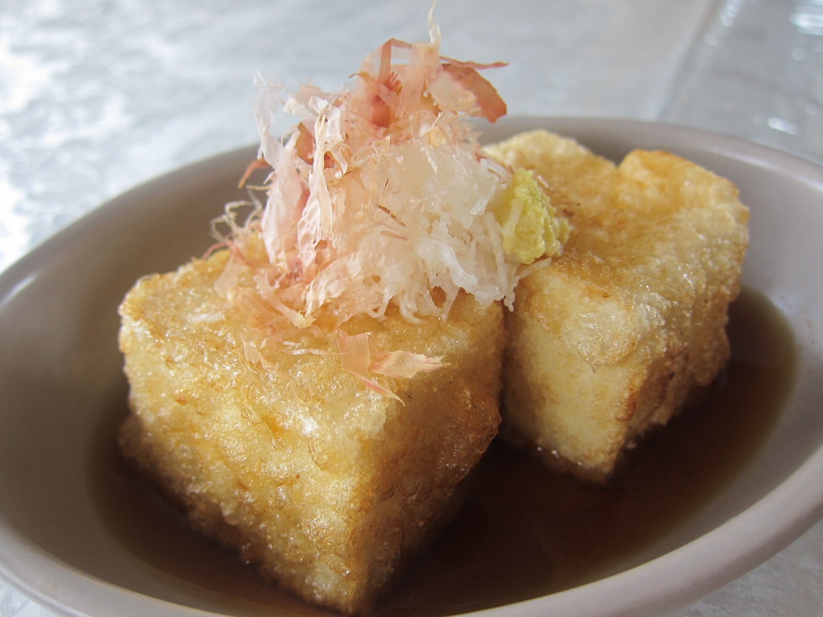 Saucy Thyme Agedashi Tofu