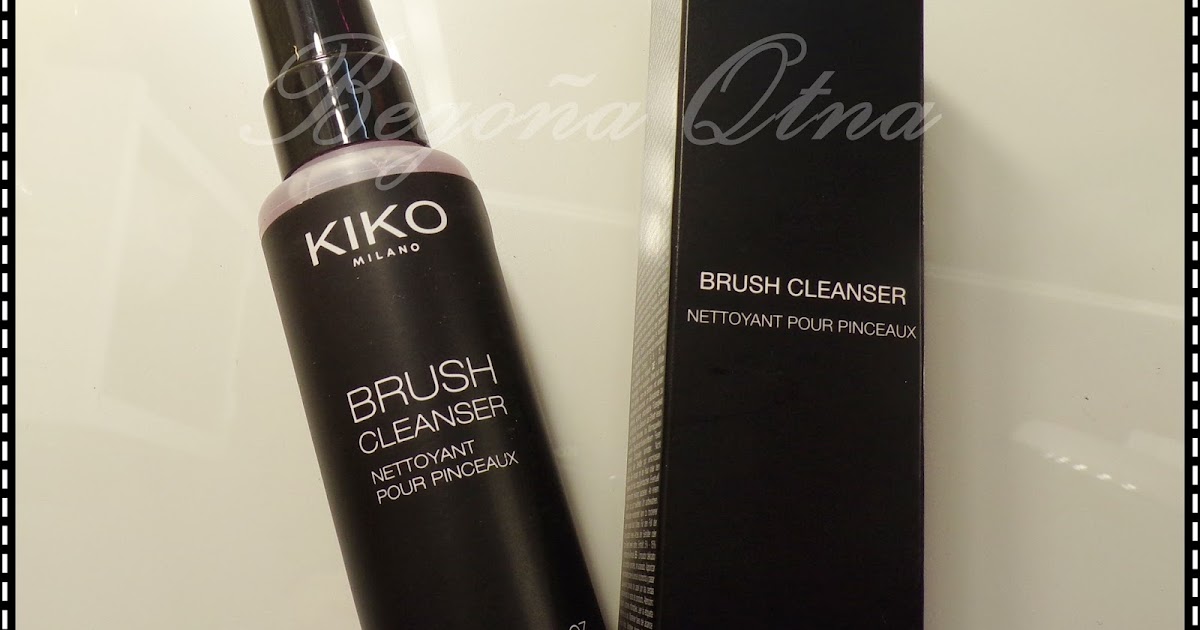 El rinconcito de Bego Brush Cleanser Kiko Milano