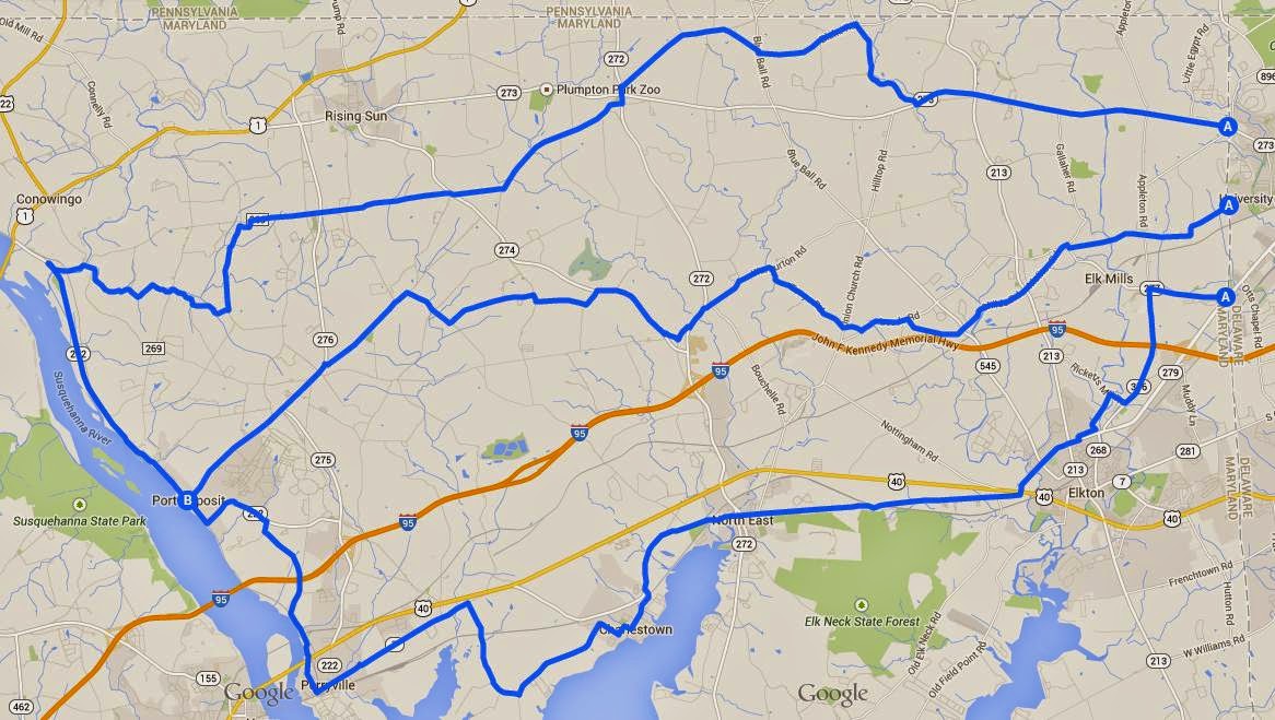 1st State BIKES Crosscounty bicycle route(s) proposed for Cecil