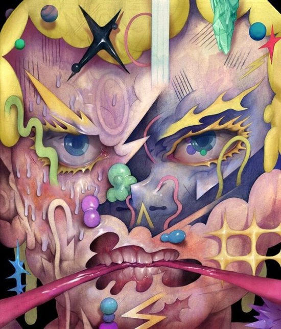 Hongmin Lee pinturas coloridas surreais psicodélicas sombrias macabras