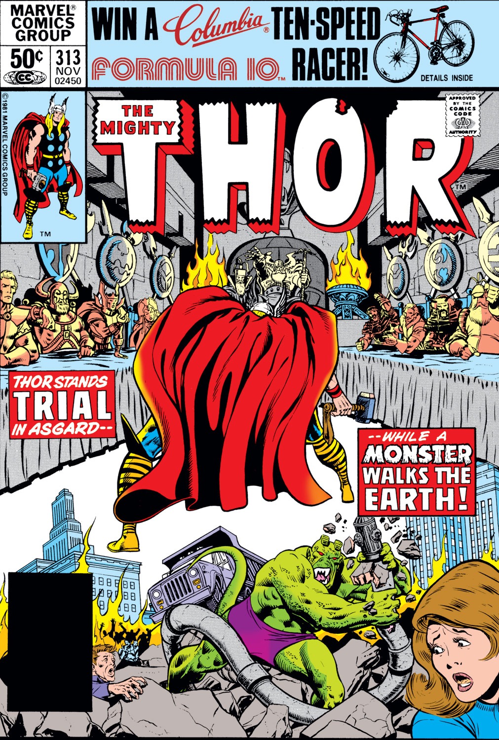 Read online Thor (1966) comic -  Issue #313 - 1