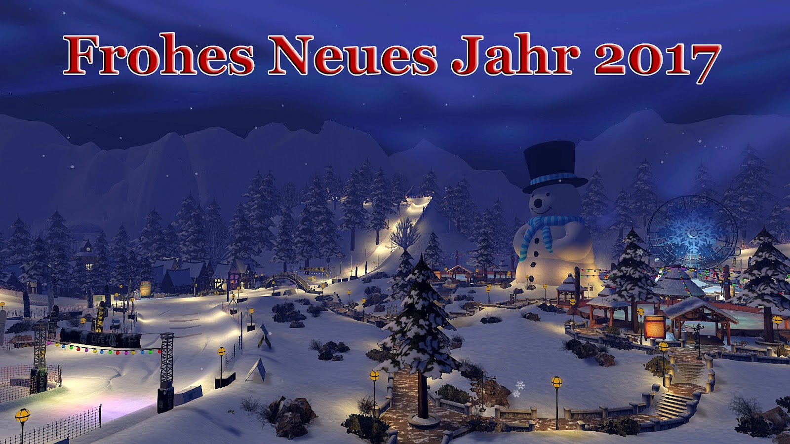 Echt Virtuell Ein Frohes Neues Jahr 2017