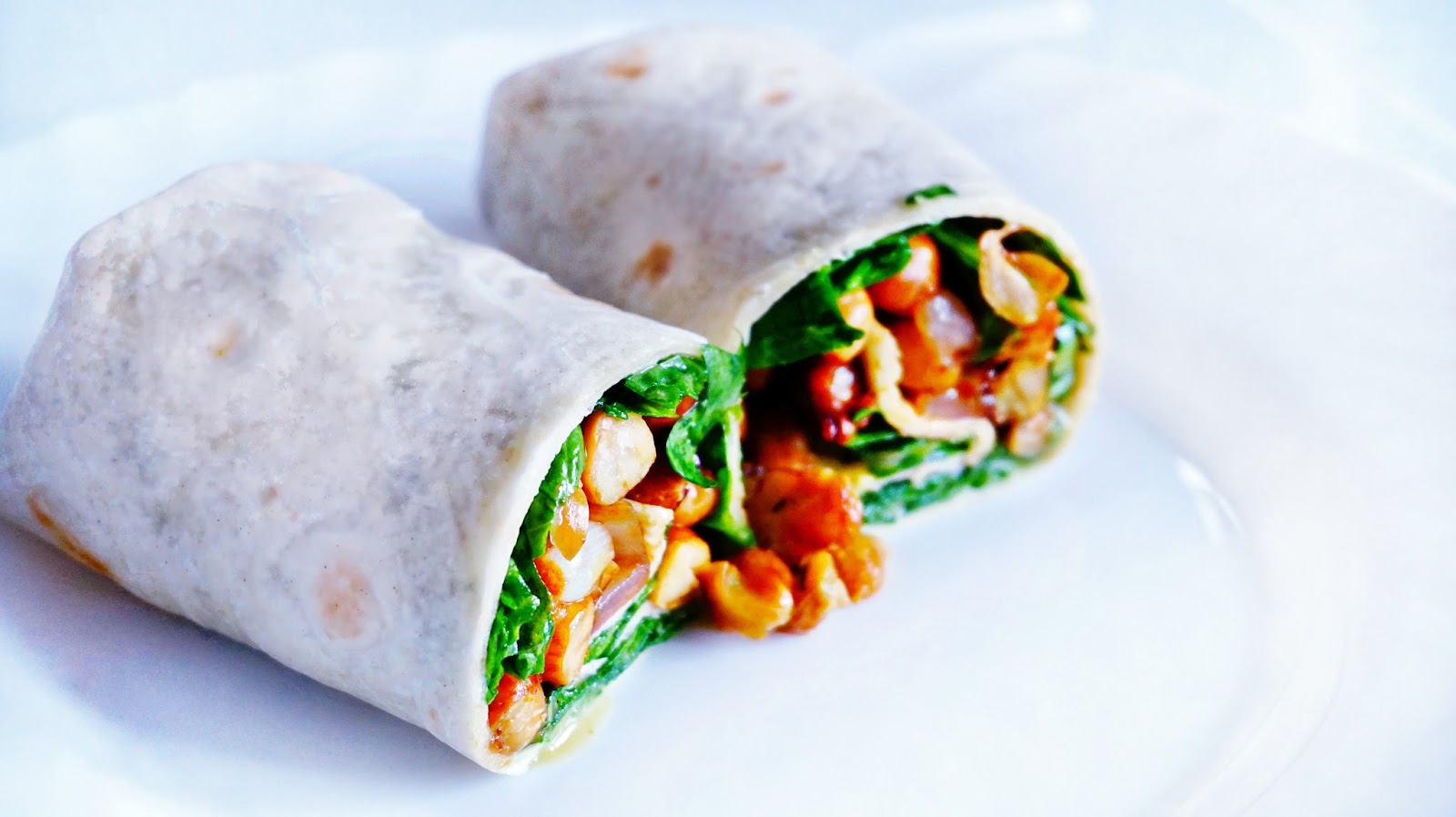 VEGAN WASABI MAYO CHICKPEA WRAPS Pure Power Panda