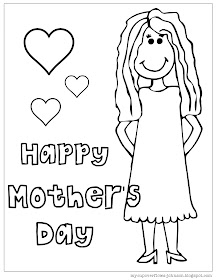 free mother's day coloring pages and worksheets for kids