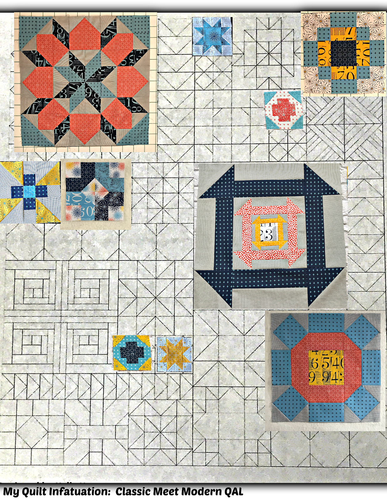 something rosemade QAL Blocks Classic Meet Modern and 30 Quilt Blocks