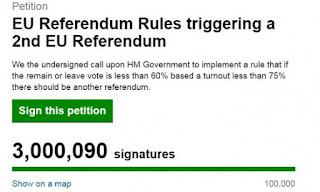 La petizione sulla brexit? Una burla, chiunque può votare!