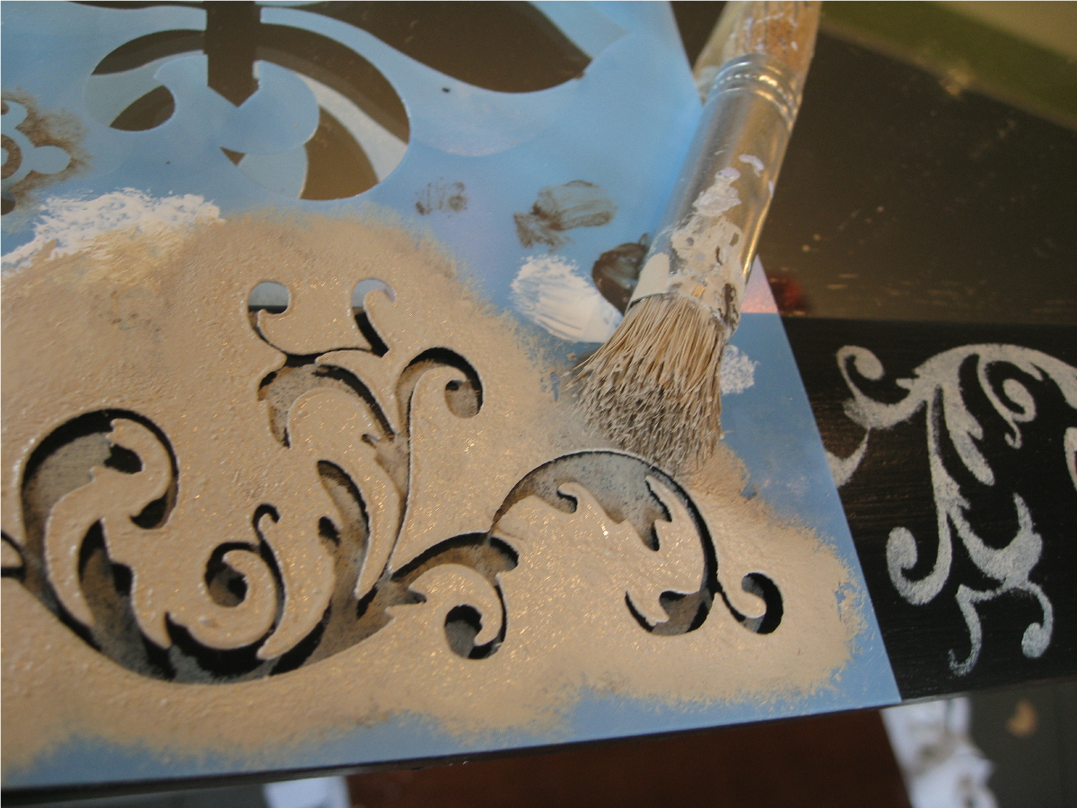 Kammy's Korner Stenciled Mirror 3