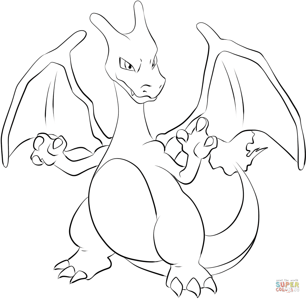 zoroark vs charizard coloring pages - photo #23