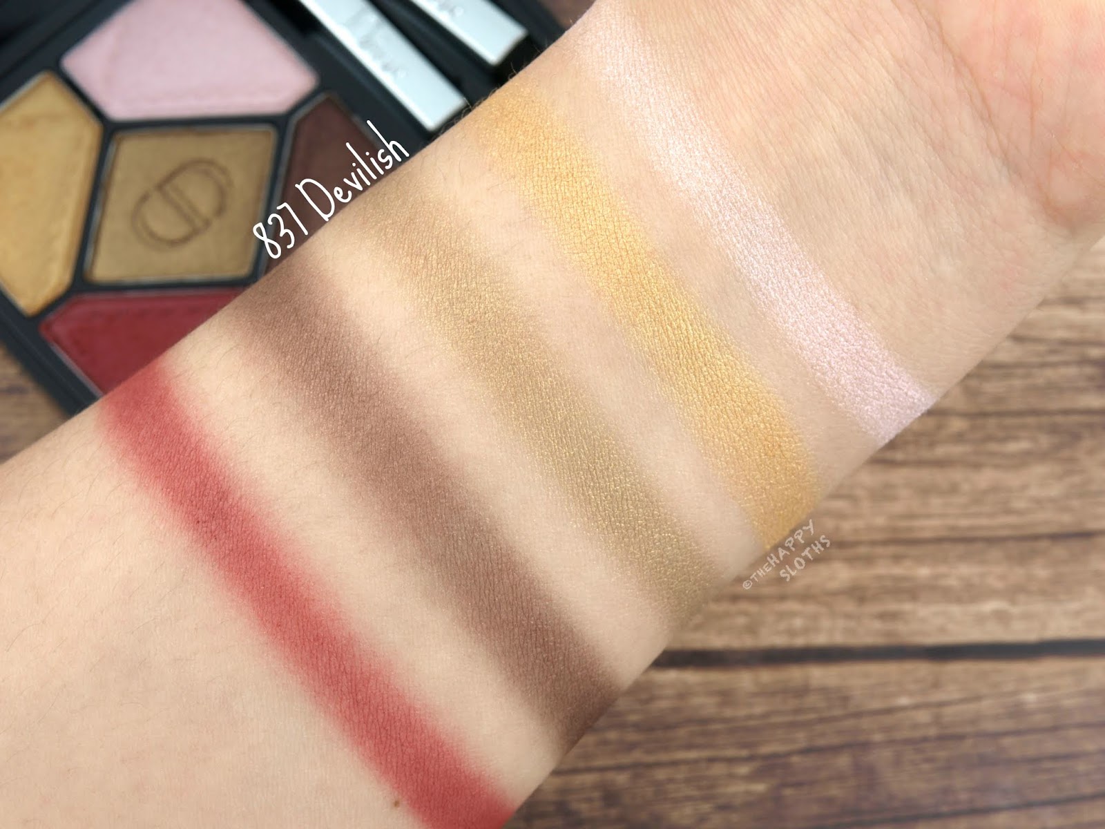 Dior Fall 2018 Dior en Diable Collection | 5 Couleurs Eyeshadow Palette in "837 Devilish": Review and Swatches