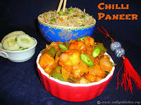 images for Chilli Paneer Dry Recipe / Chilli Paneer Recipe - Indo-Chinese Food