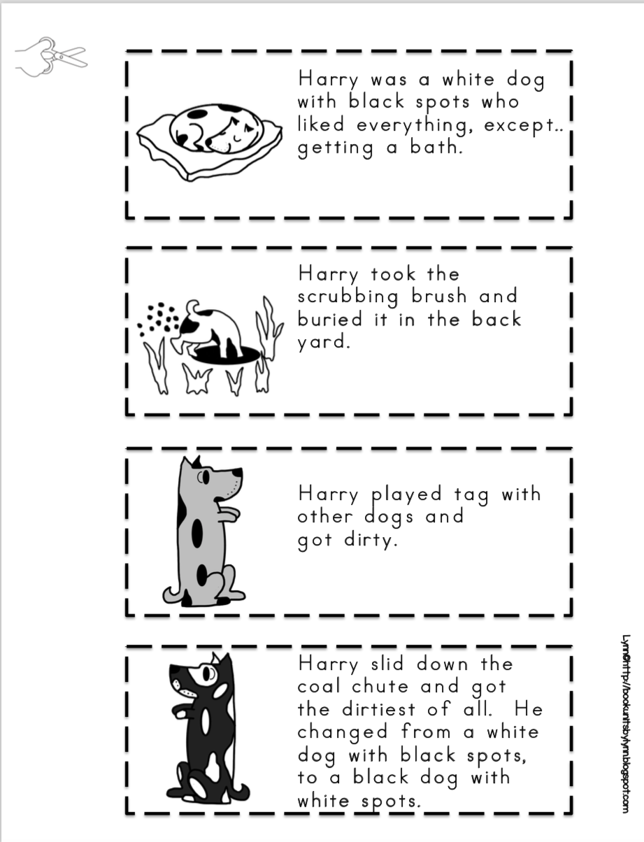 HARRY THE DIRTY DOG. SEQUENCING Book Units by Lynn