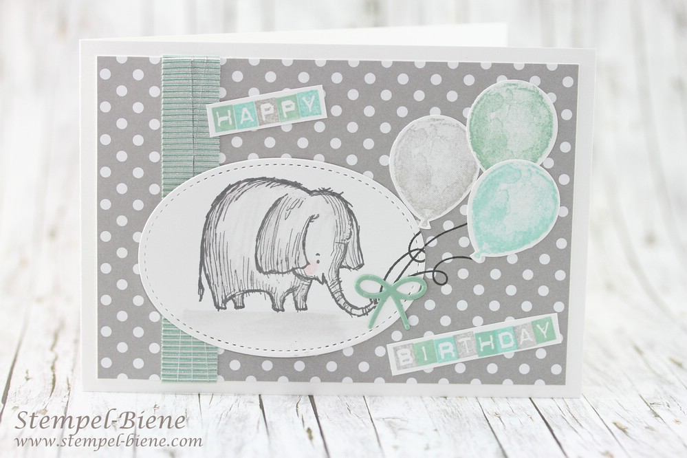 Stempel Biene Alles Gute Zum 1 Geburtstag