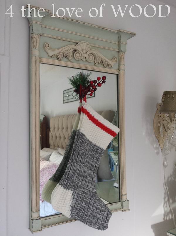 4 the love of wood NO MANTLE FOR STOCKINGS? alternative ideas