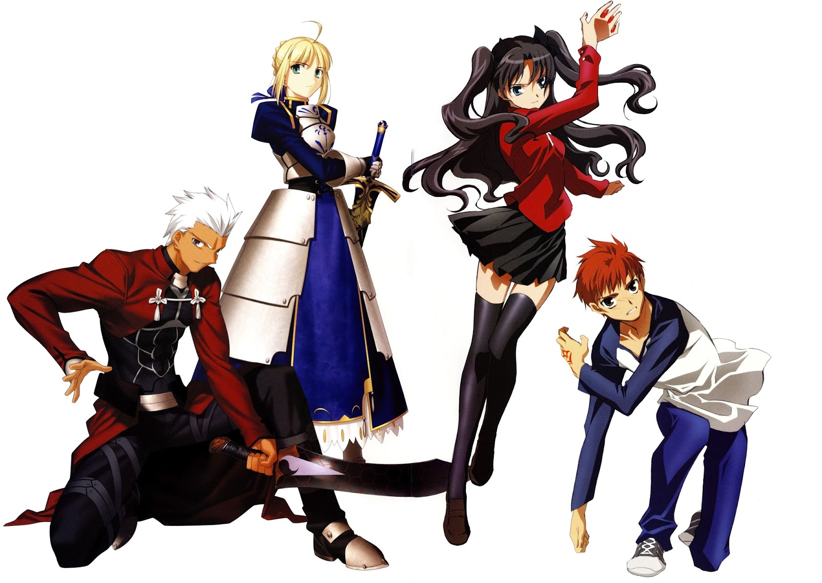 FATE E SUAS ROTAS #1 - Fate/Zero Fate/Stay Night Fate/Stay Night