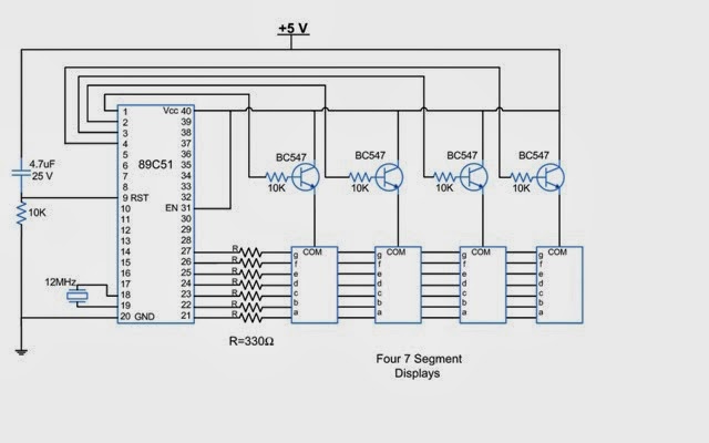 Project Hut: Digital Clock Using 7-Segment Display