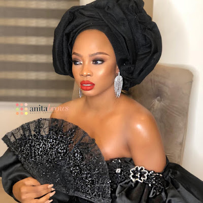 Toke Makinwa Chief Daddy Movie premiere outfit