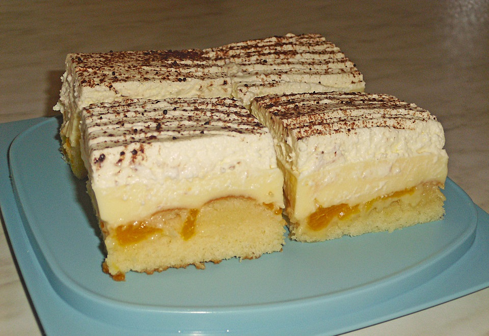 Plus Rezepte: Fanta - Schmand - Kuchen mit Pudding und Mandarinchen ...