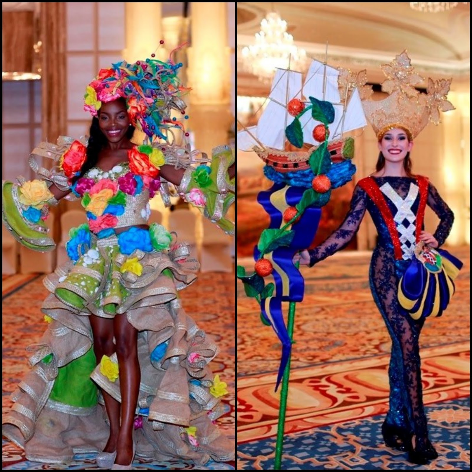SASHES AND TIARAS.....Miss World 2015 National Costumes Highlights ...