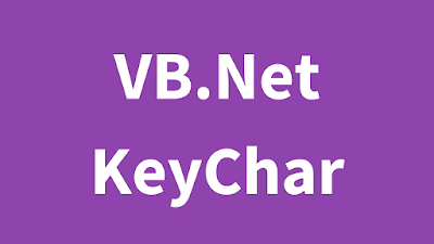 VBnet Key Char