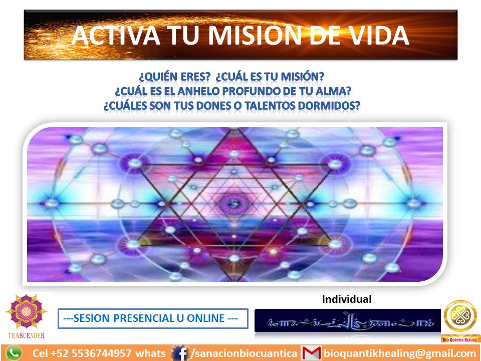 ACTIVA TU MISION DE VIDA