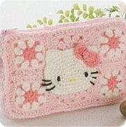 Cartera Hello kitty a Crochet Cartera Hello kitty a Crochet