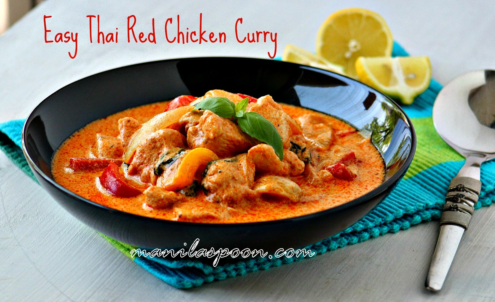 Easy Thai Red Chicken Curry