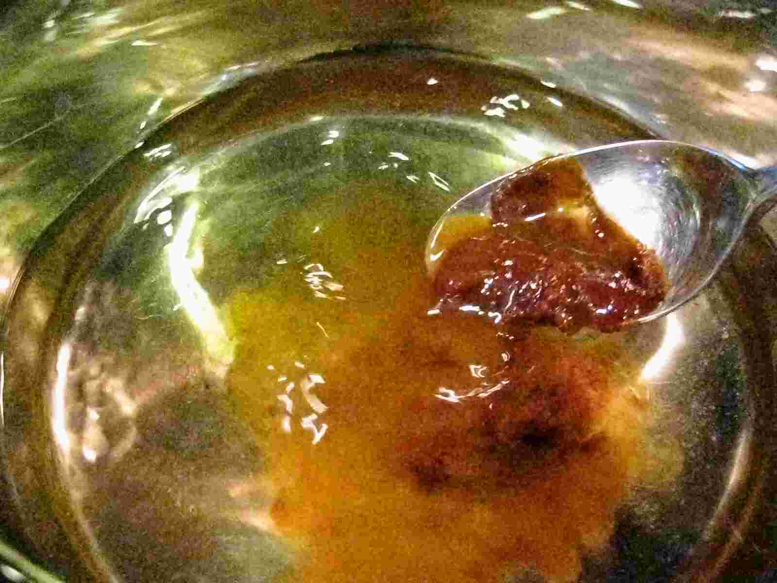 Recipes for Tom Tofu to age no aka dashi / aka miso soup with tofu and