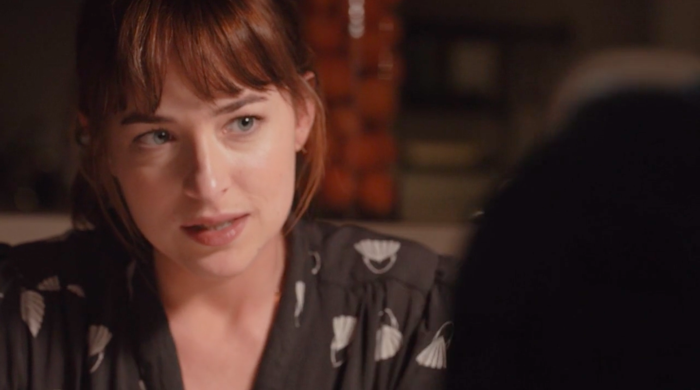 Fifty Shades Updates PHOTOS Screencaps of Dakota Johnson in Short