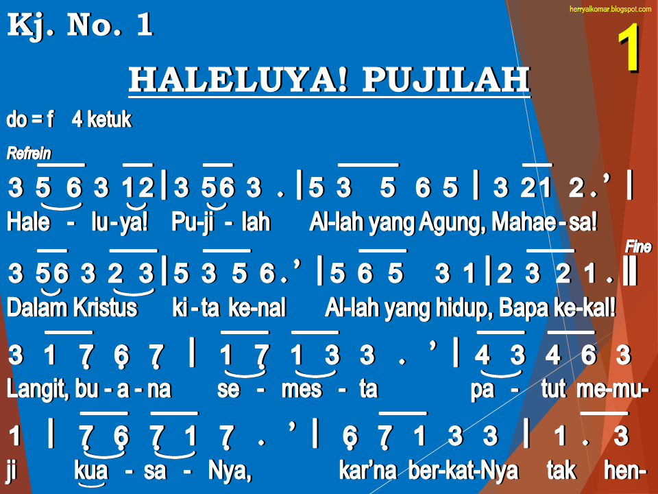 TouRoeroekan: Kidung Jemaat No. 1