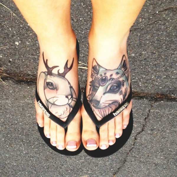 Tatuagens femininas para os pés Tatuagens femininas para os pés