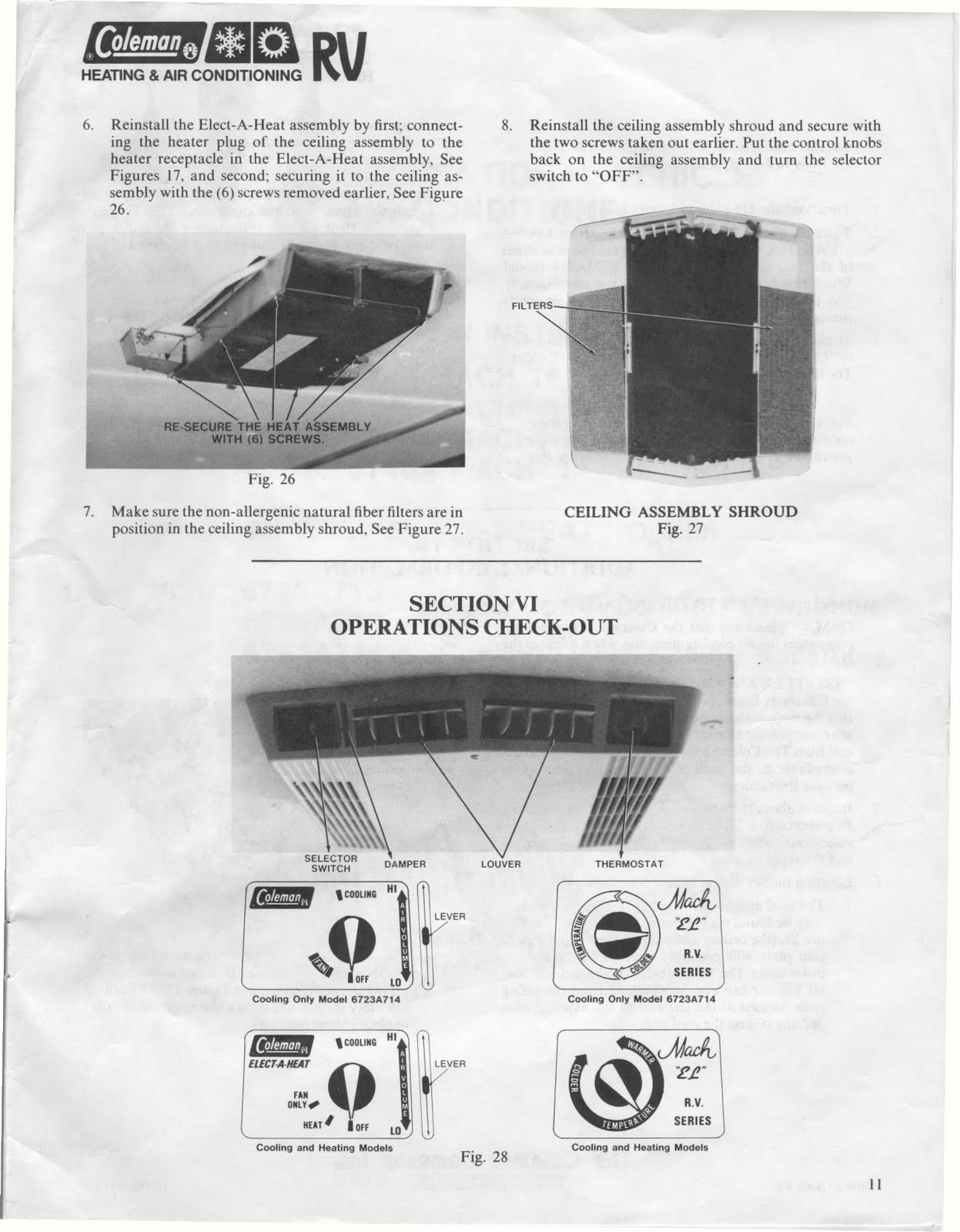 Coleman Mach 15 Installation Manual