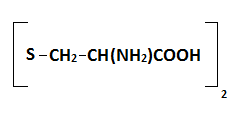 estrutura quimica cistina formula alimentos para que serve