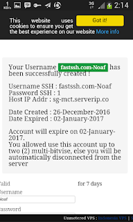 Cara membuat akun ssh full speed cara membuat akun ssh full speed tahap telahir