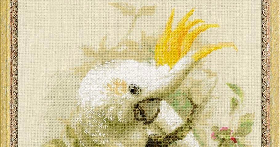 Белая схема фото. Риолис белый Какаду 1362. Риолис белый Какаду. Риолис белый Какаду схема. Алмазная живопись набор алмазной вышивки Какаду (аж-361) 25х30 см.