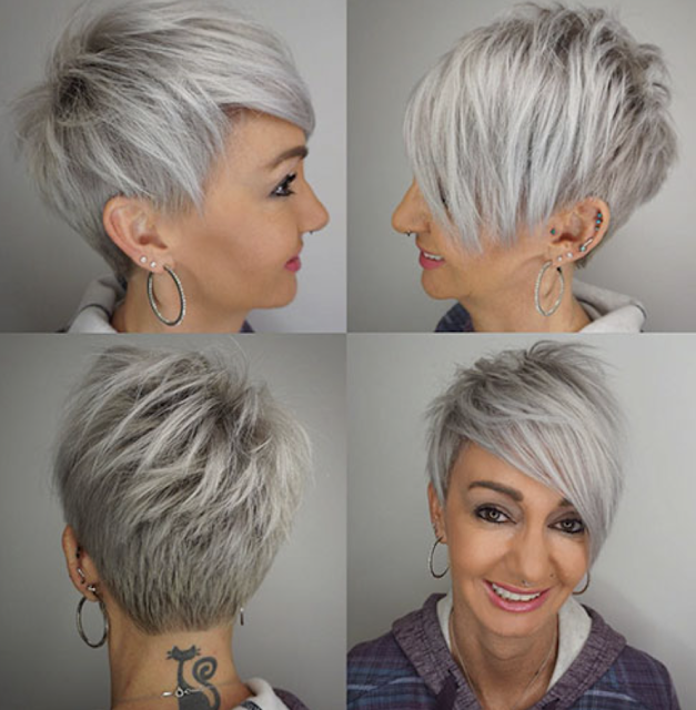 2019 short haircuts for women over 50